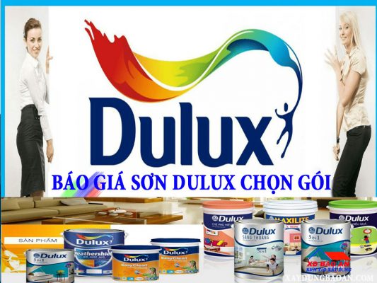 Báo giá sơn dulux nội thất và ngoại thất