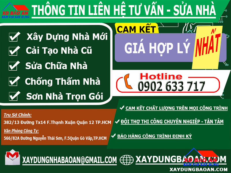 Công Ty Sửa Chữa Nhà – Bảo An