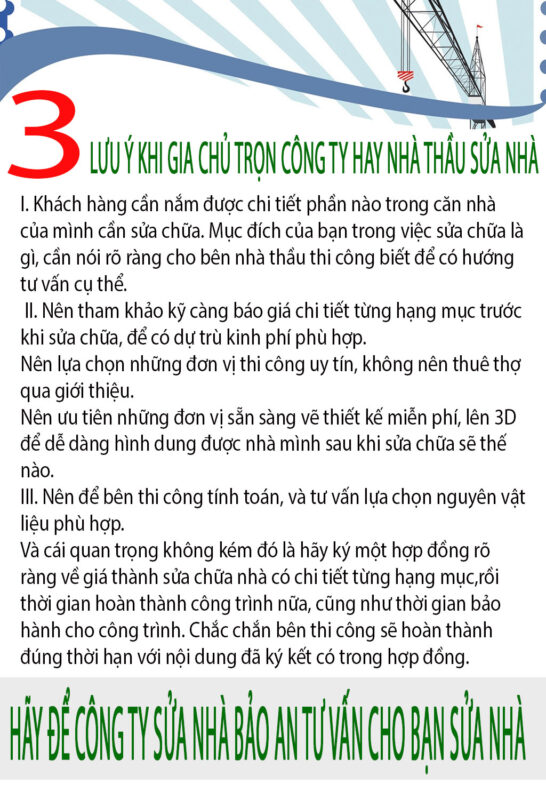 Công Ty Sửa Chữa Nhà – Bảo An