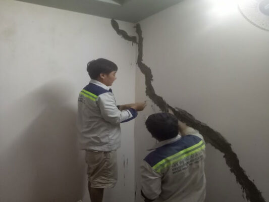 Dịch vụ sửa chữa nhà bị lún nứt nghiêng