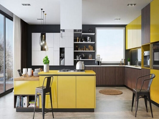 mẫu trang trí phòng bếp đẹp nhất 2021