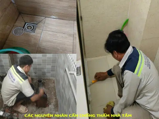 Cách nguyên nhân cần phải chống thấm nhà tắm
