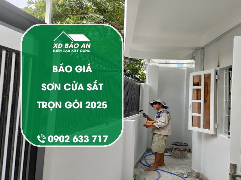 báo giá sơn lại cửa sắt