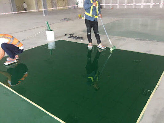 Bảo An sơn sàn công nghiệp nhanh chuyên nghiệp