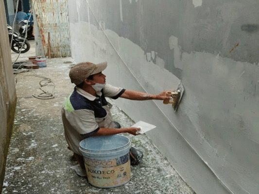 Hính ảnhtho75 thi công sơn nhà tại quận bình tân