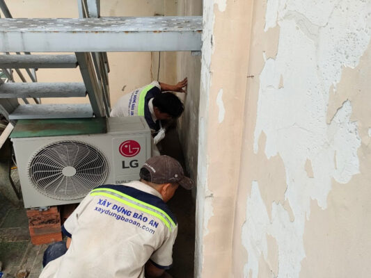 Thợ thi công sơn nhà tại quận Tân Bình