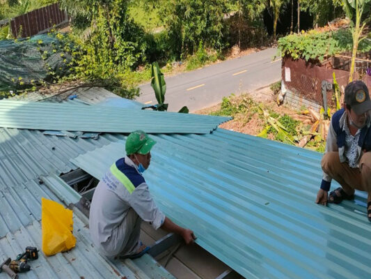 Thợ chống dột mái tôn tại quận Bình Tân
