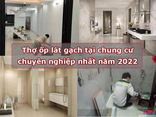 Thợ ốp lát gạch tại chung cư