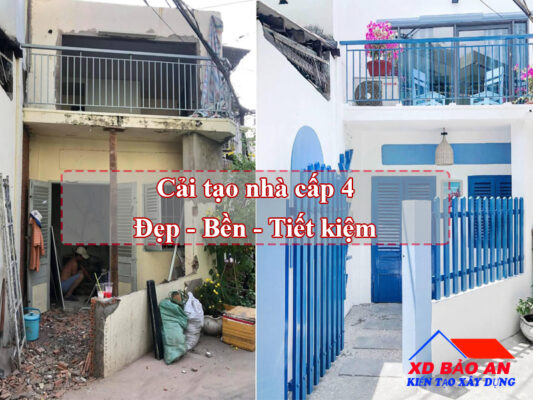 Cải tạo nhà cấp 4: Bền - Đẹp - Tiết Kiện