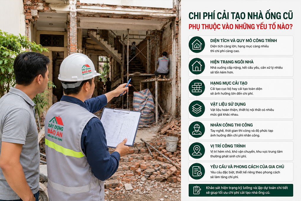 Cải tạo nhà ống cũ: Kinh nghiệm, quy trình và những điều cần lưu ý 3 Lên kế hoạch cải tạo nhà ông cũ