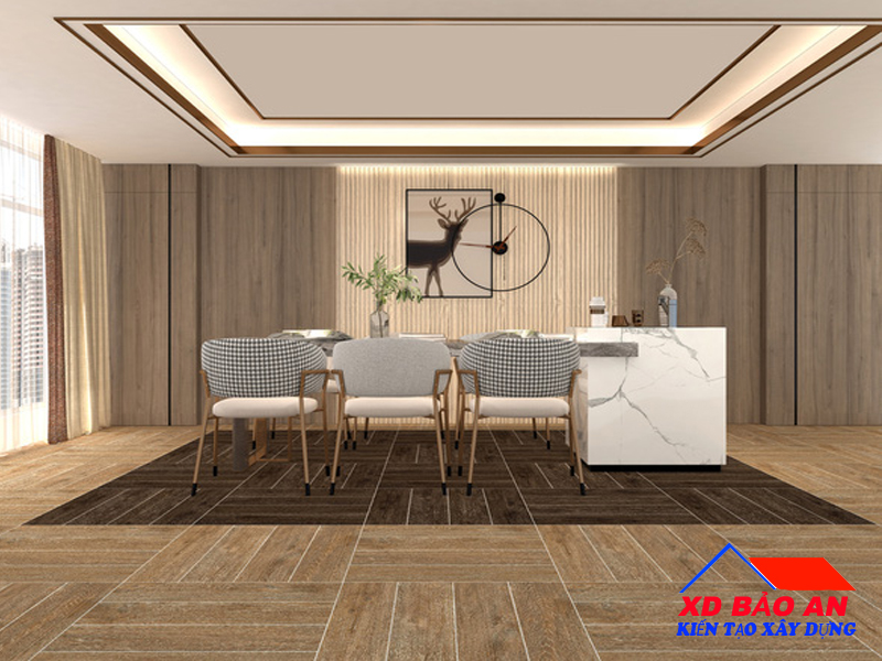 Lát gạch nền giả gỗ là gì
