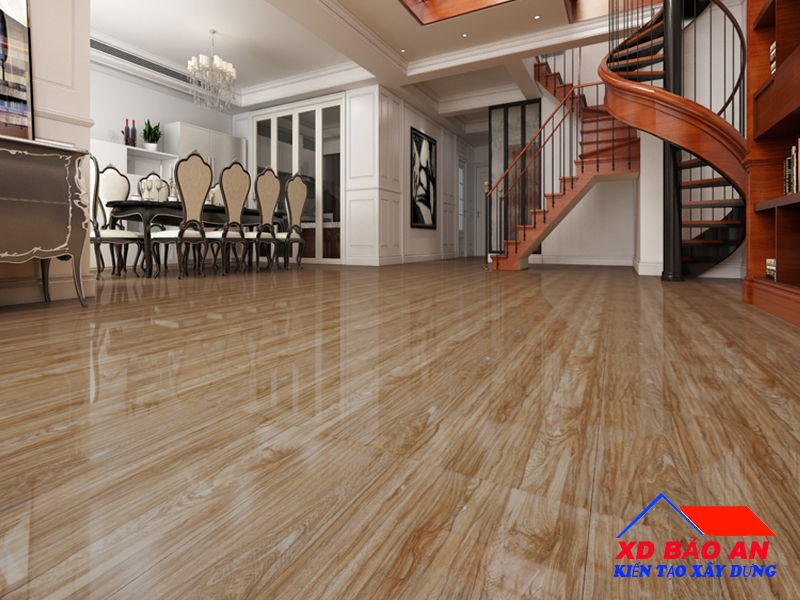 Ưu điểm khi lát gạch nền giả gỗ