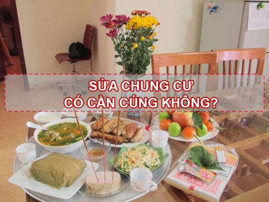 Sửa nhà chung cư có cần cúng không?