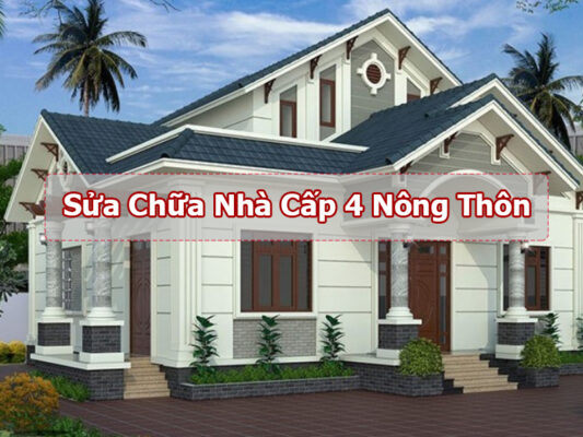 Sửa nhà cấp 4 nông thôn siêu đẹp