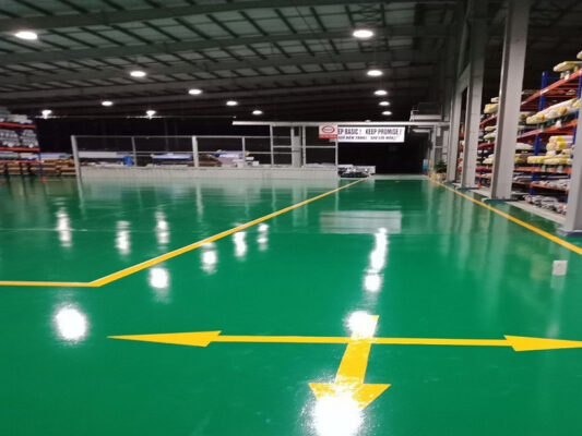 Bước 4. Sơn epoxy chính