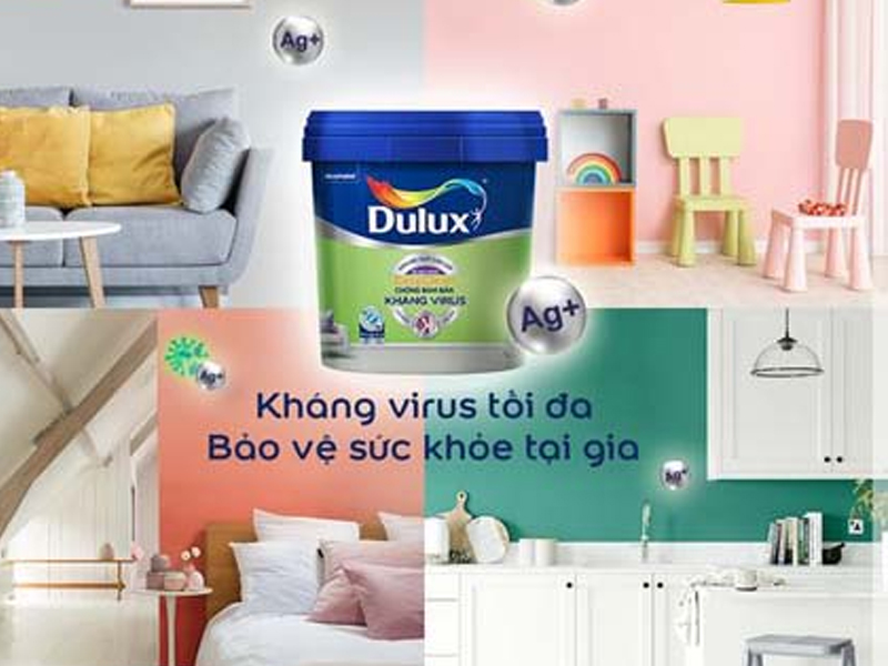 Thi công sơn Dulux ngoài nhà
