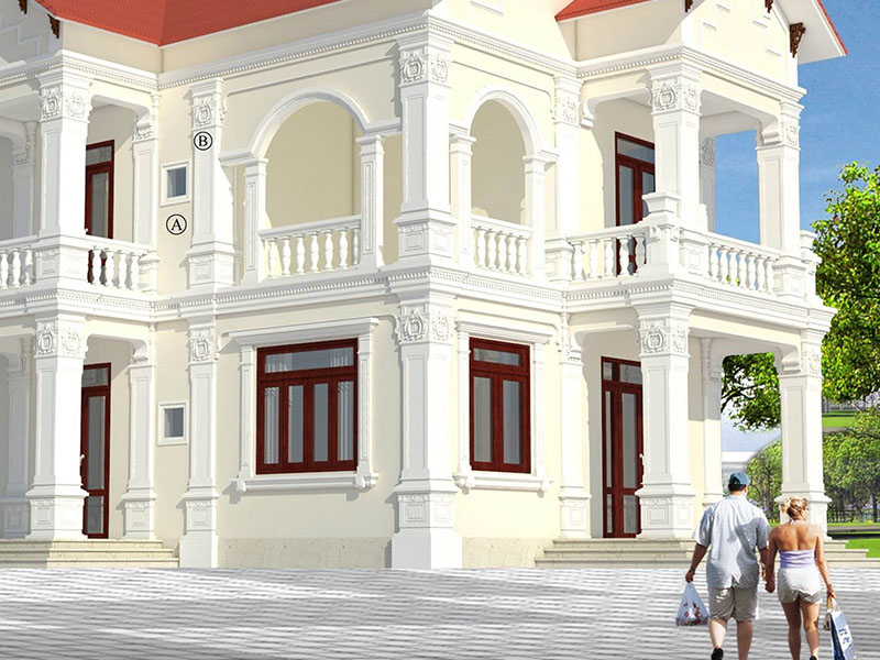 Sơn Nhà Màu Gì Đẹp Sang, Phú Quý 3 Màu trắng tạo nên vẻ đẹp hiện đại - Sơn Nhà Màu Gì Đẹp Sang