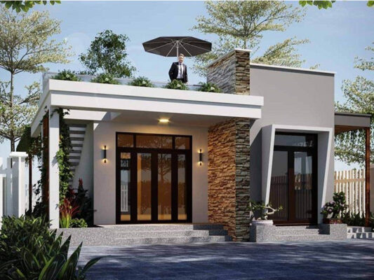 Dịch vụ sửa nhà mái bằng thành 2 tầng