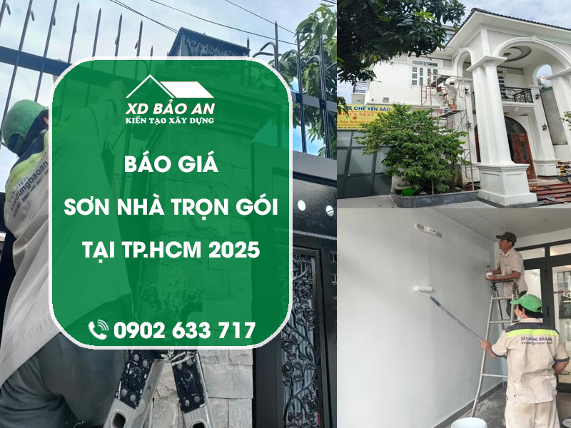 Báo giá sơn nhà trọn gói 2025