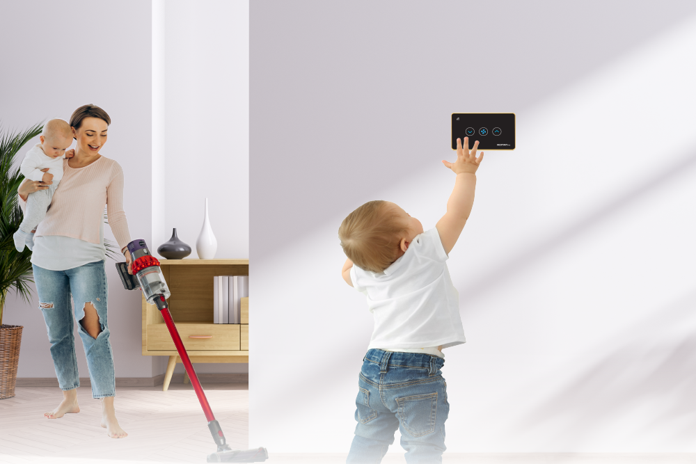 Sử dụng vật liệu an toàn khi xây nhà cho gia đình có trẻ nhỏ