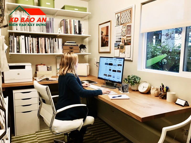 Cách biến từ kho thành phòng làm việc tại nhà