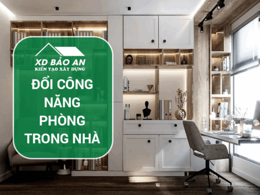 Đổi công năng phòng trong nhà - từ kho thành phòng làm việc tại nhà: Những điều cần biết trước khi sửa